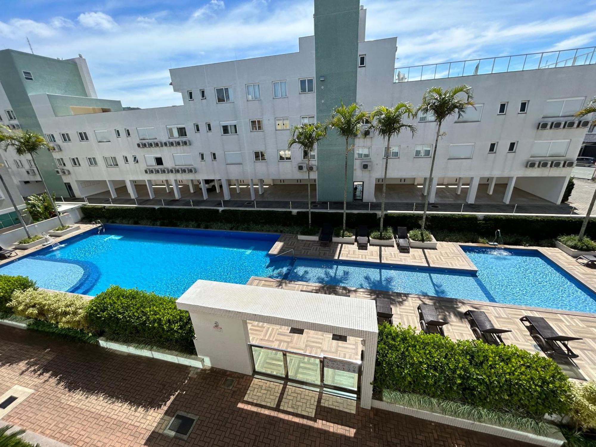 شقة Apartamento De Frente Para Piscina, Com Vista Para O Mar Florianópolis المظهر الخارجي الصورة